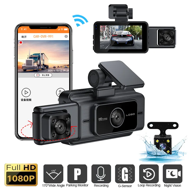 Dash Cam Night Vision Infrared - XZY Nueva Cámara de Coche WiFi