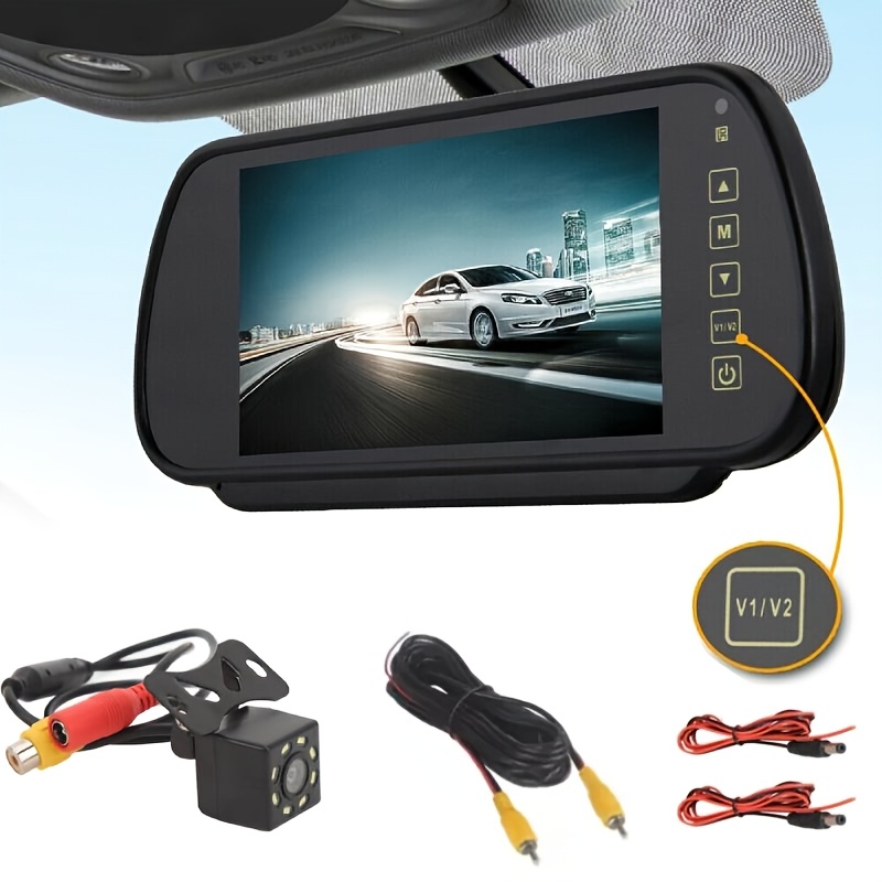 Dash Cam Mirror Backup Camera - Kit de Monitor de sistema de