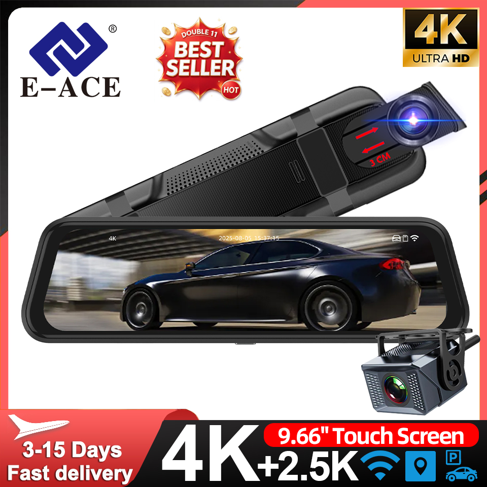 Dash Cam 4K Sony Starvis - Cámara para Coche E-ACE 4K con
