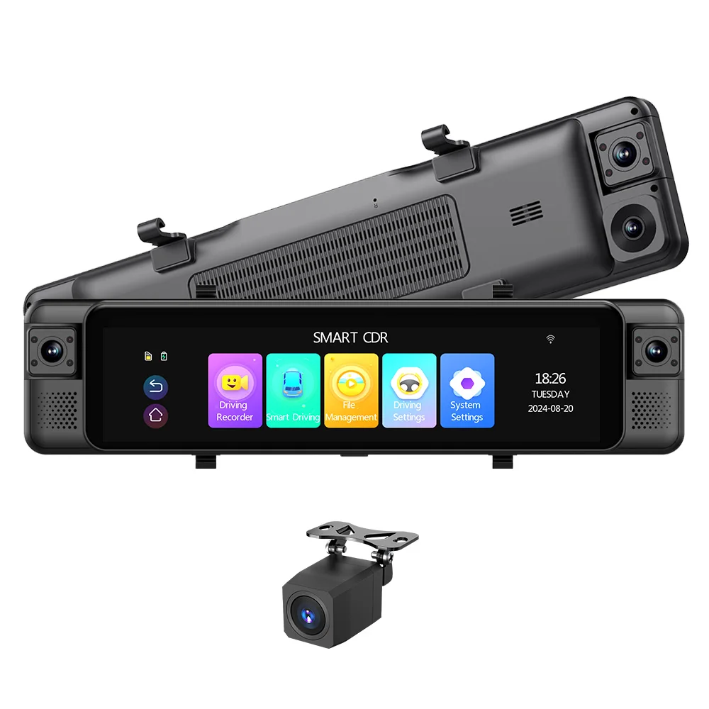 Dash Cam 360 Degree Panoramic - Cámara de Retrovisor AOEDI ADAS de