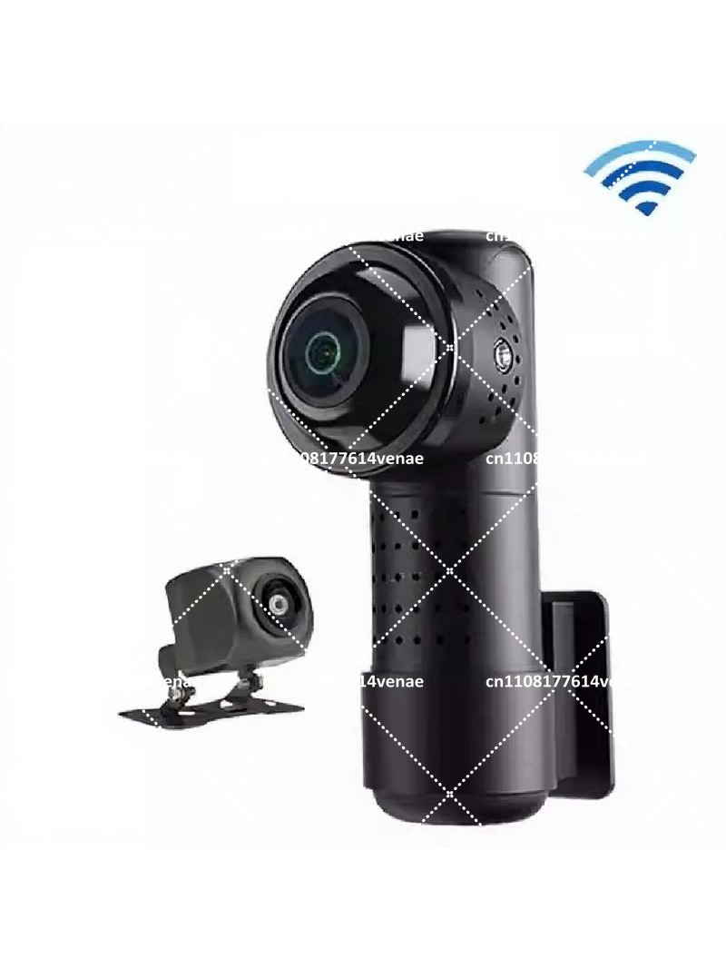 Dash Cam 360 Degree Panoramic - Cámara de Coche DVR Inalámbrica Panorámica
