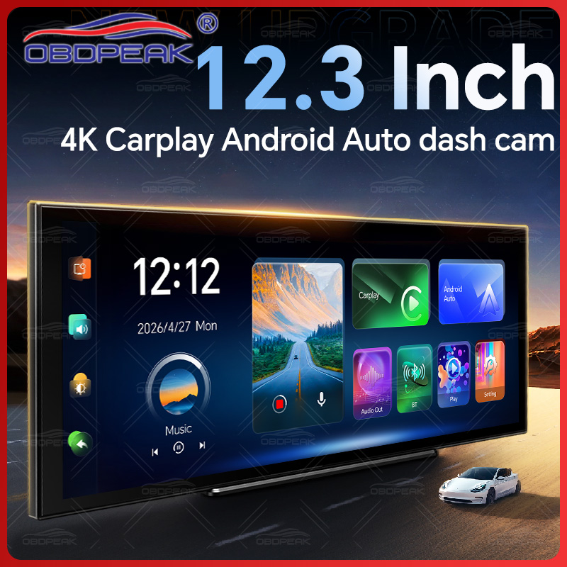 Dual Dash Cam With Gps Wifi - Cámara DVR para coche 4K de