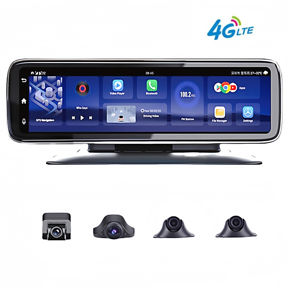 Dash Cam Rear View Mirror 12 Inch - Espejo retrovisor táctil para coche de
