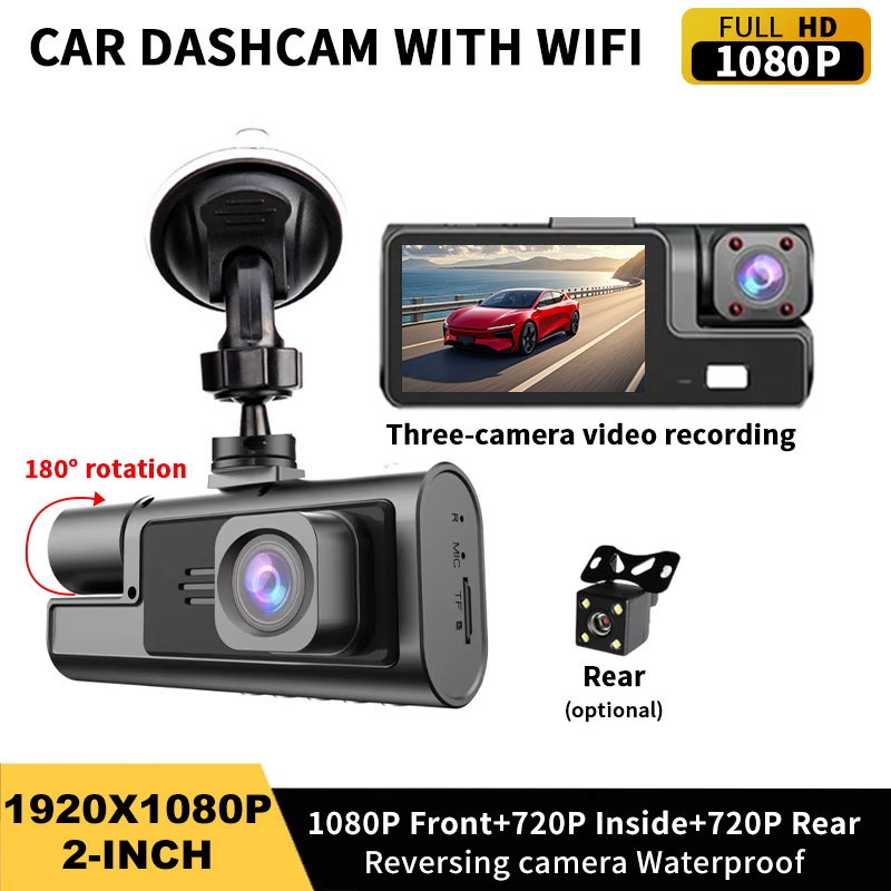 Dash Cam Night Vision Infrared - Cámara para Auto DVR de 3