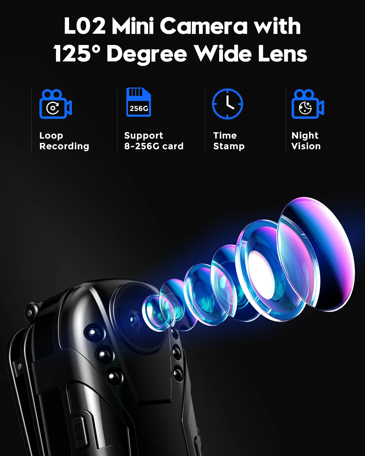 Boblov L02 1080P Cámara Mini c - Dash Cam Night Vision Infrared reseña y precio