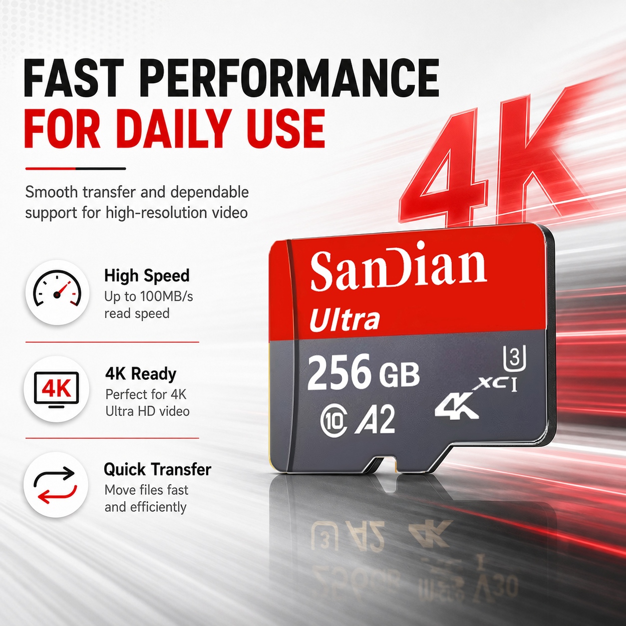 Tarjeta Micro TF SD de 256 GB, - Dash Cam Sd Card 256Gb High Endurance reseña y precio
