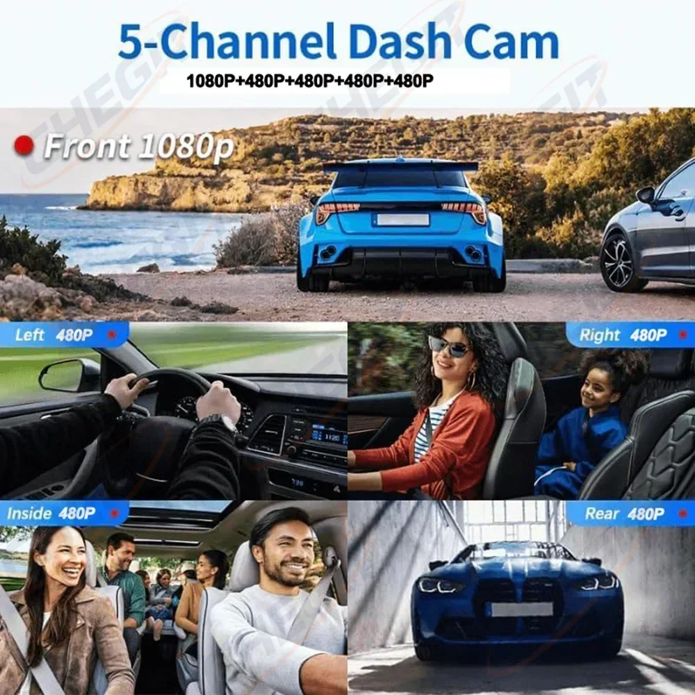 Nueva cámara para coche de 5 l - Dash Cam Mirror Backup Camera reseña y precio