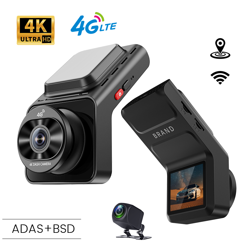 Cámara de salpicadero 4K 4G de - Dash Cam Rear View Mirror 12 Inch reseña y precio