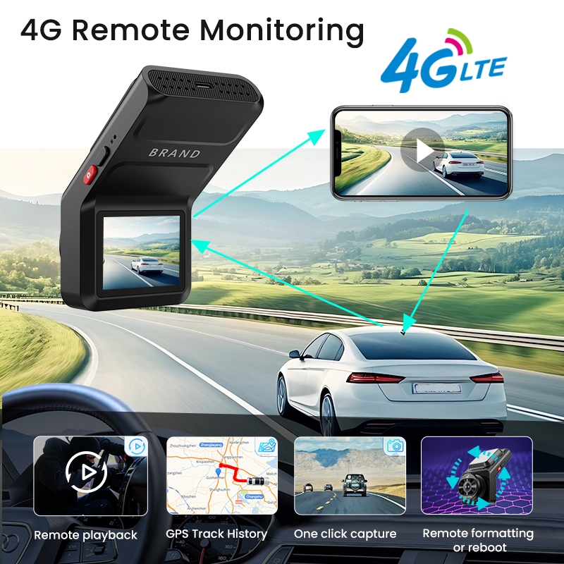 Cámara de salpicadero 4K 4G de - Dash Cam Rear View Mirror 12 Inch reseña y precio