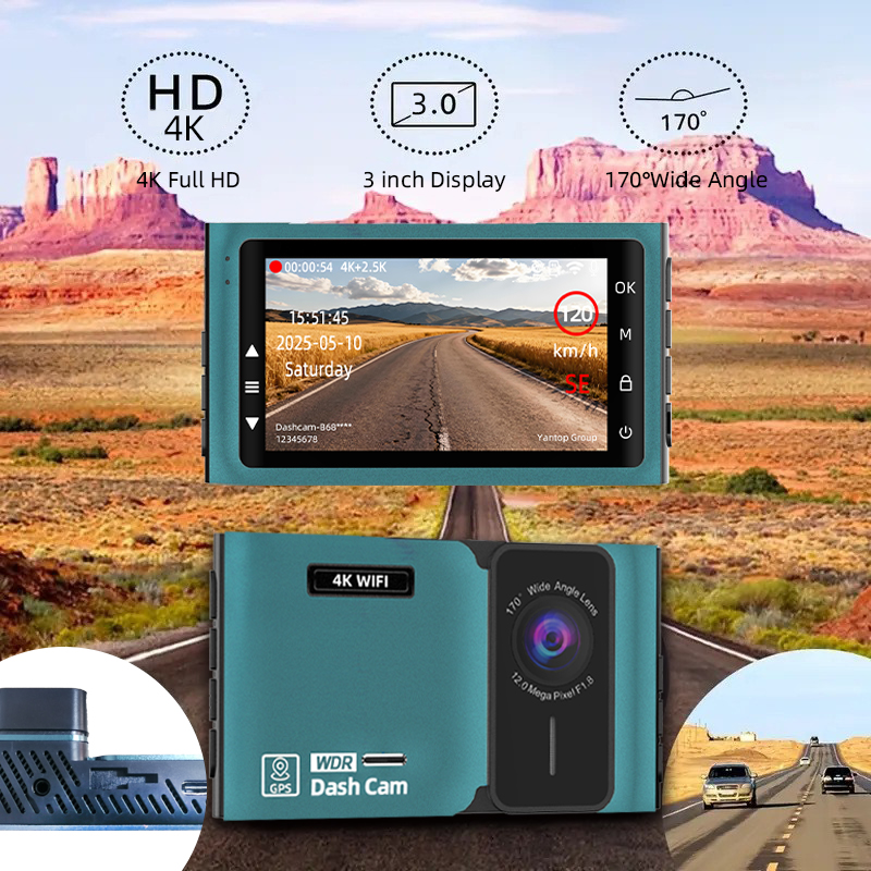 Cámara para Auto 4K con WiFi,  - Dash Cam 4K Sony Starvis reseña y precio