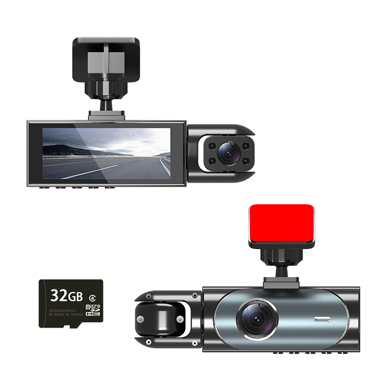 Mini cámara de salpicadero dua - Dash Cam 3 Channel 1080P reseña y precio