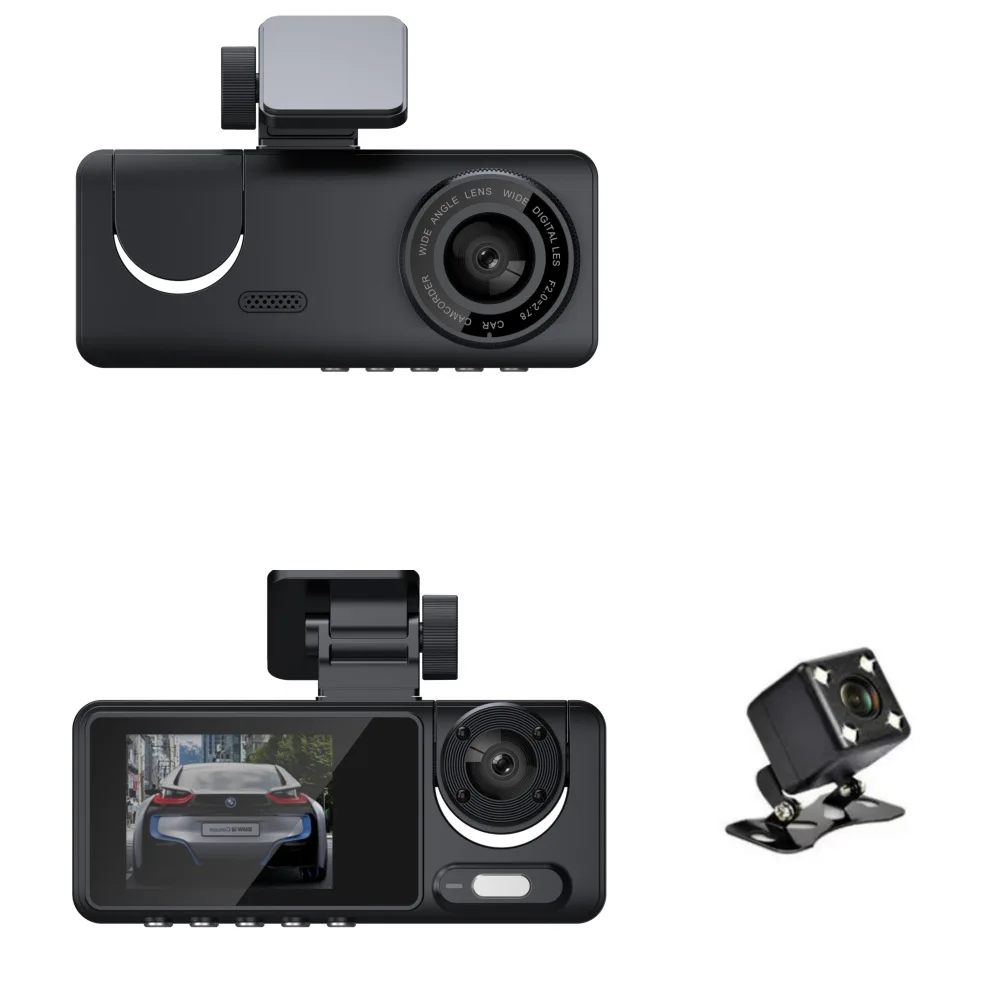 Cámara para Auto XZY de 3 Cana - Dash Cam Night Vision Infrared reseña y precio