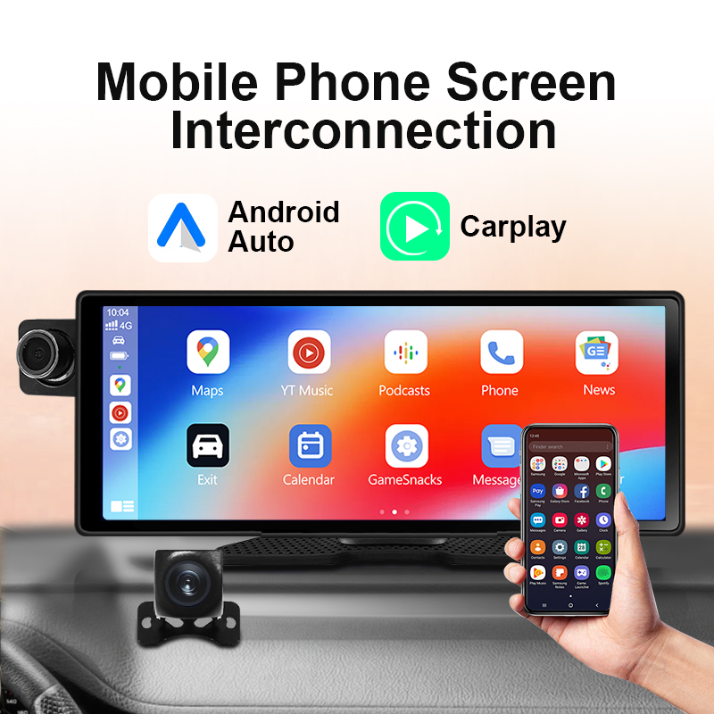 10,25 pulgadas WIFI Android Ca - Dual Dash Cam With Gps Wifi reseña y precio