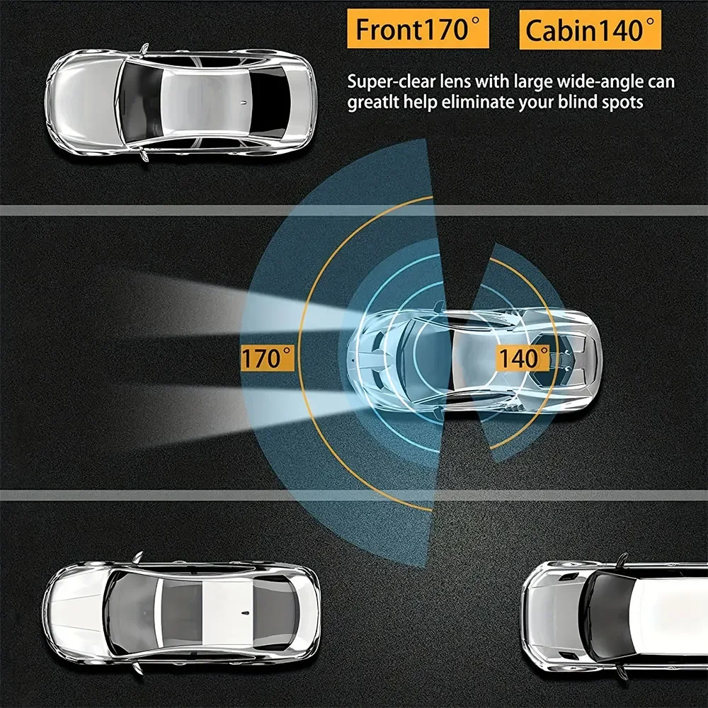 Cámara de salpicadero de doble - Dash Cam 2K Dual Lens reseña y precio