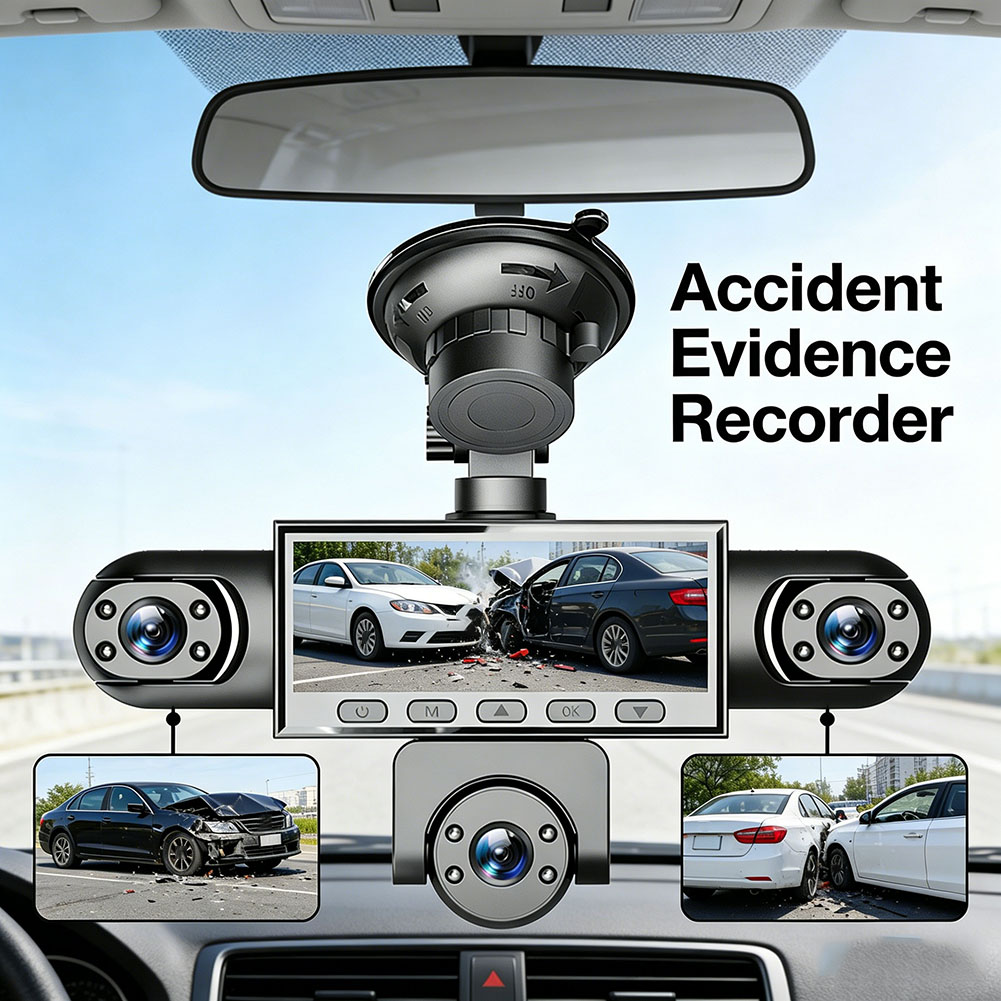 Cámara de Coche DVR de 5 Canal - Dash Cam 360 Degree Panoramic reseña y precio