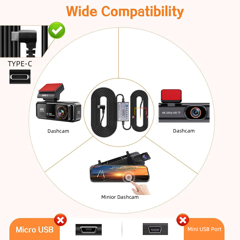 Kit de cableado para cámara de - Dash Cam Hardwire Kit reseña y precio
