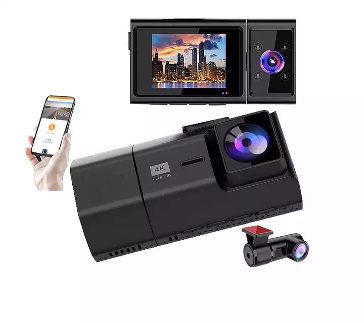 Cámara para Auto con GPS, Wifi - Dash Cam 2K Dual Lens reseña y precio