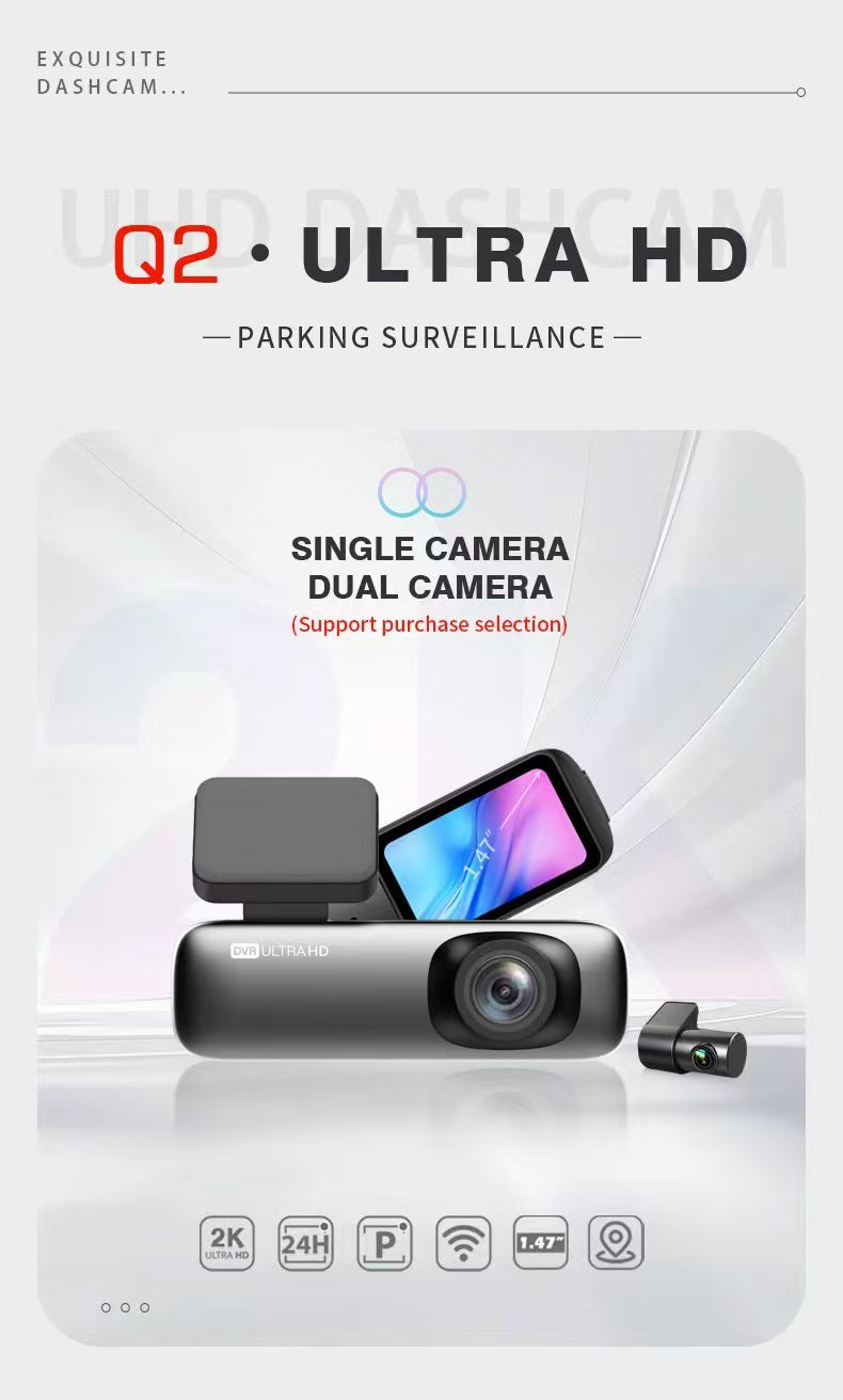 Nueva Cámara para Coche 2026 Q - Dash Cam 2K Dual Lens reseña y precio