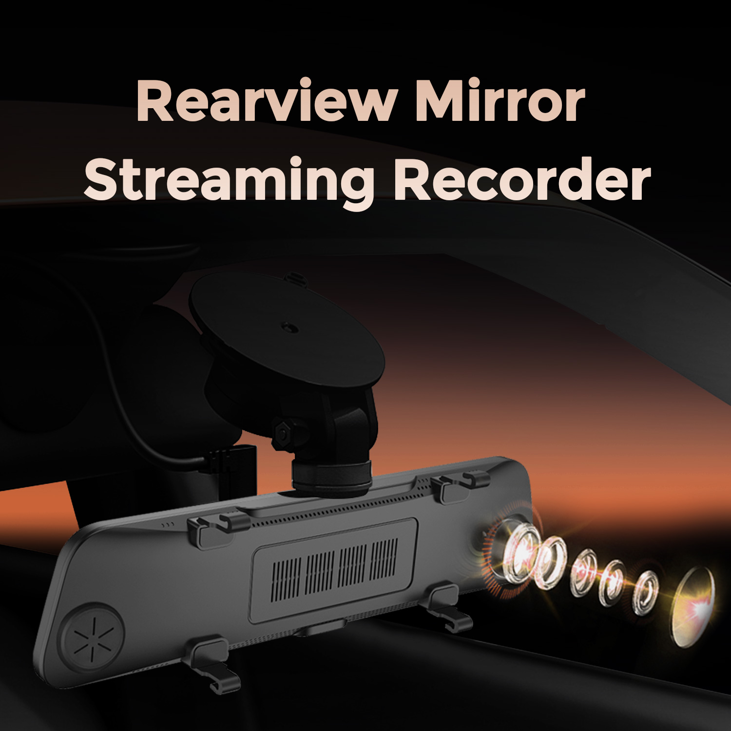 Nueva cámara grabadora de 10/1 - Dash Cam Rear View Mirror 12 Inch reseña y precio