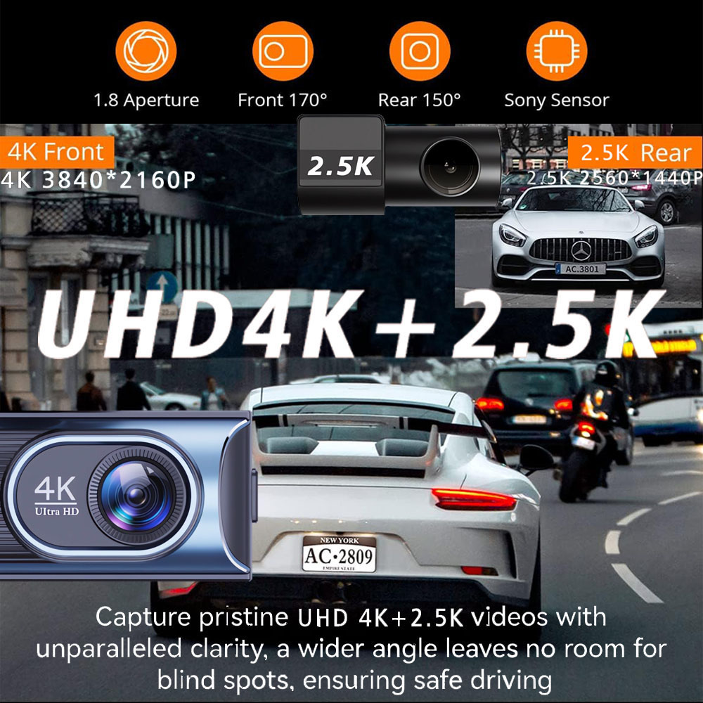 Ultra HD 4K 3840*2160P cámara  - Dash Cam 4K Sony Starvis reseña y precio