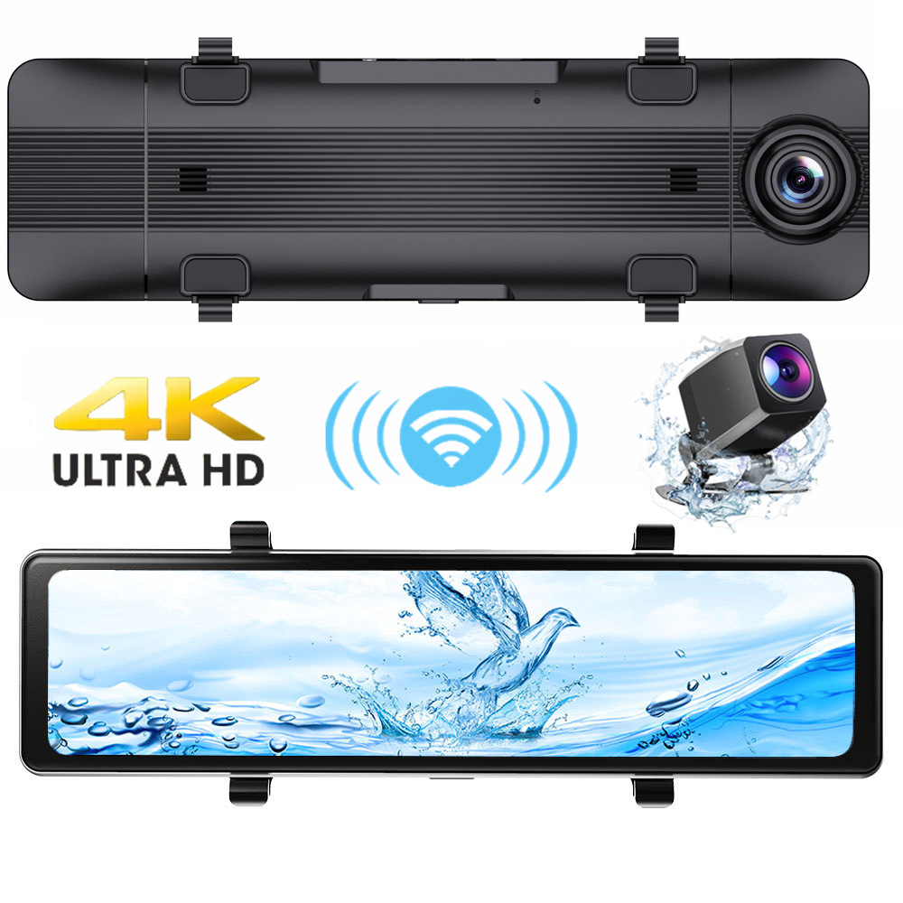 Cámara de Visión Trasera para  - Dash Cam Rear View Mirror 12 Inch reseña y precio