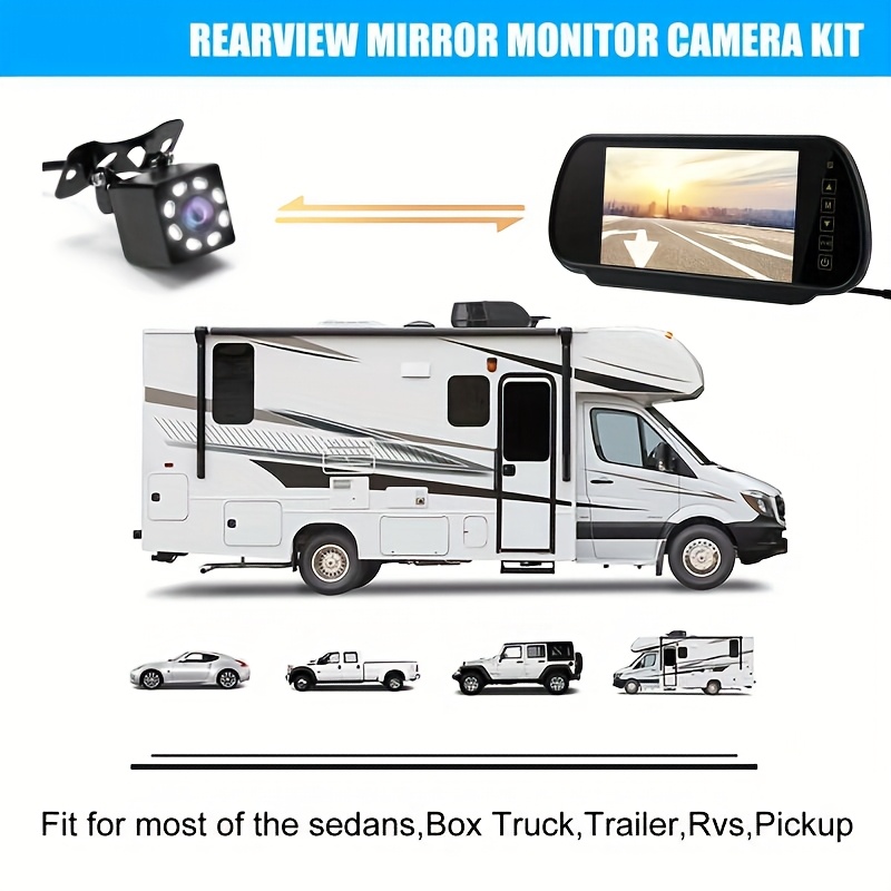 Kit de Monitor de sistema de c - Dash Cam Mirror Backup Camera reseña y precio