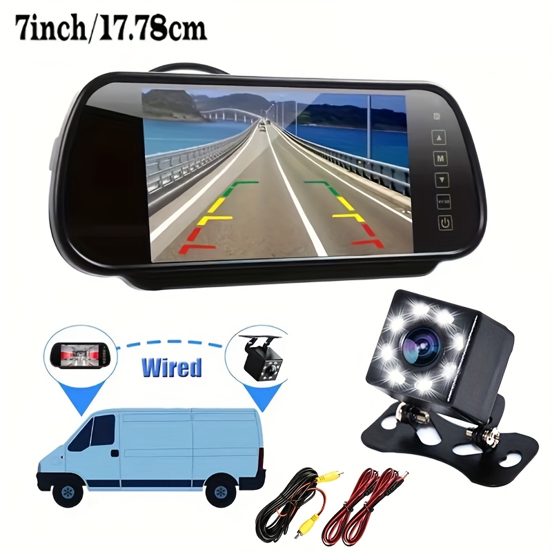 Kit de Monitor de sistema de c - Dash Cam Mirror Backup Camera reseña y precio
