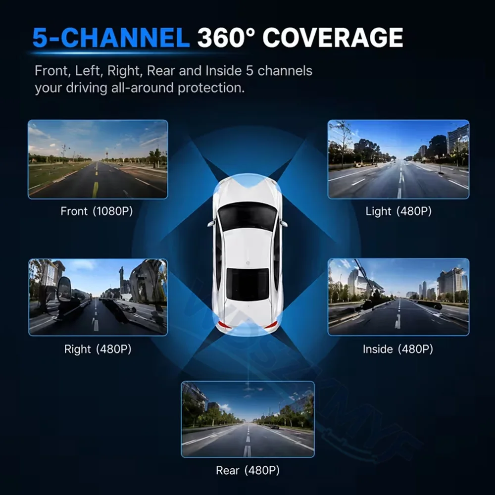 Cámara para coche con 4 o 5 ca - Dash Cam Hardwire Kit reseña y precio