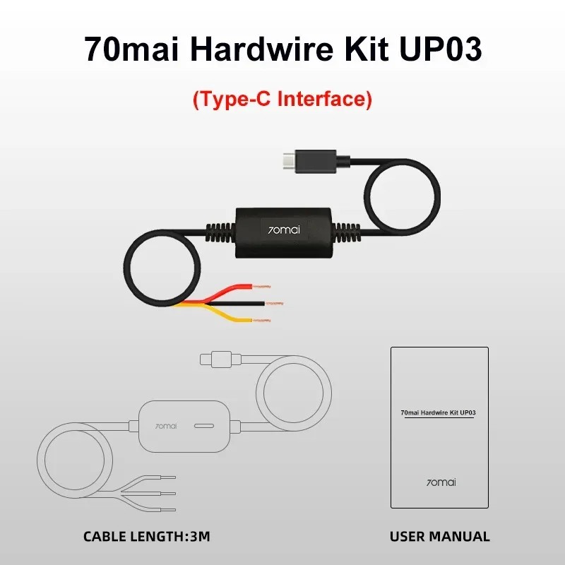 Kit de cableado directo 70mai  - Dash Cam With Parking Monitor reseña y precio