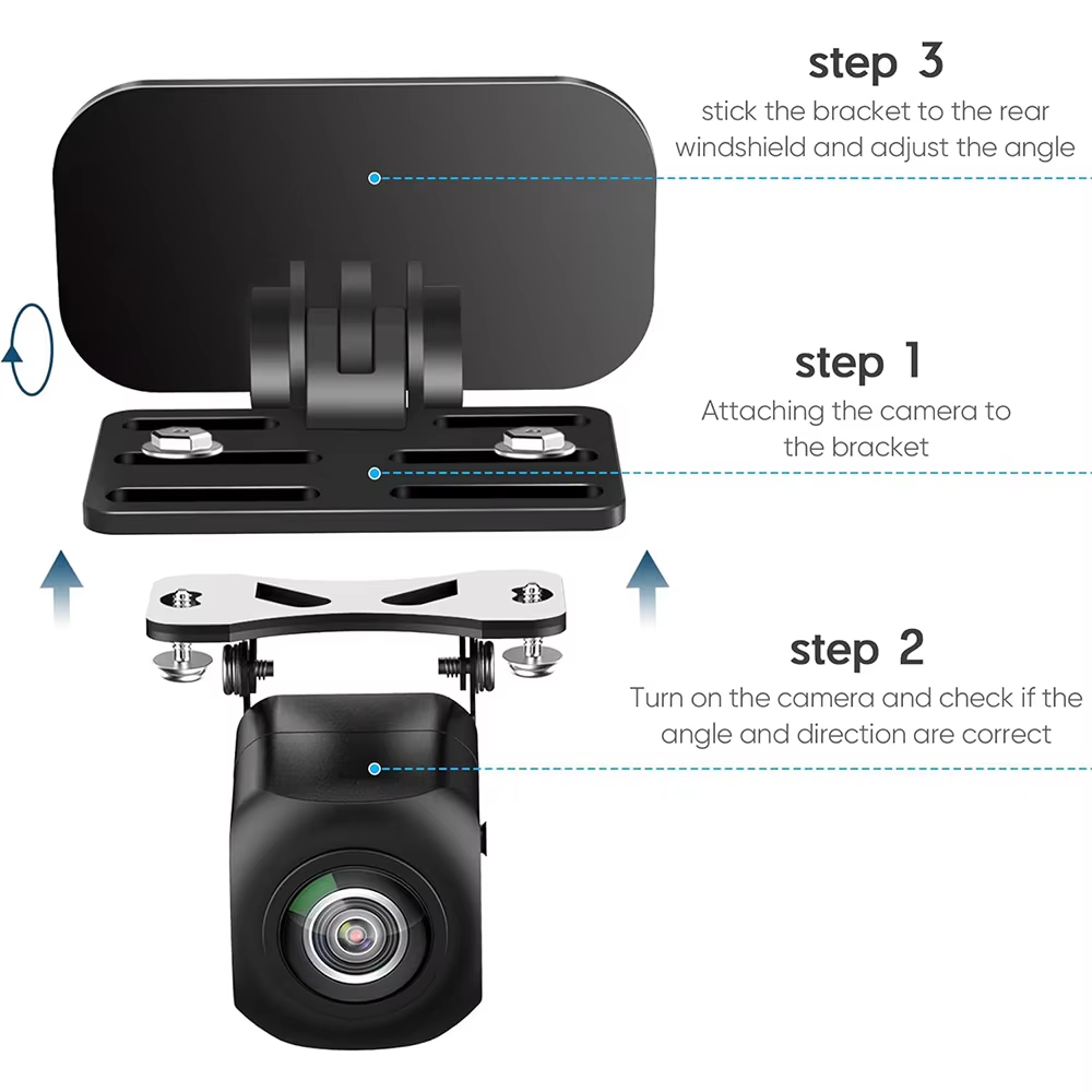 Soporte Universal para Cámara  - Dash Cam Mirror Backup Camera reseña y precio