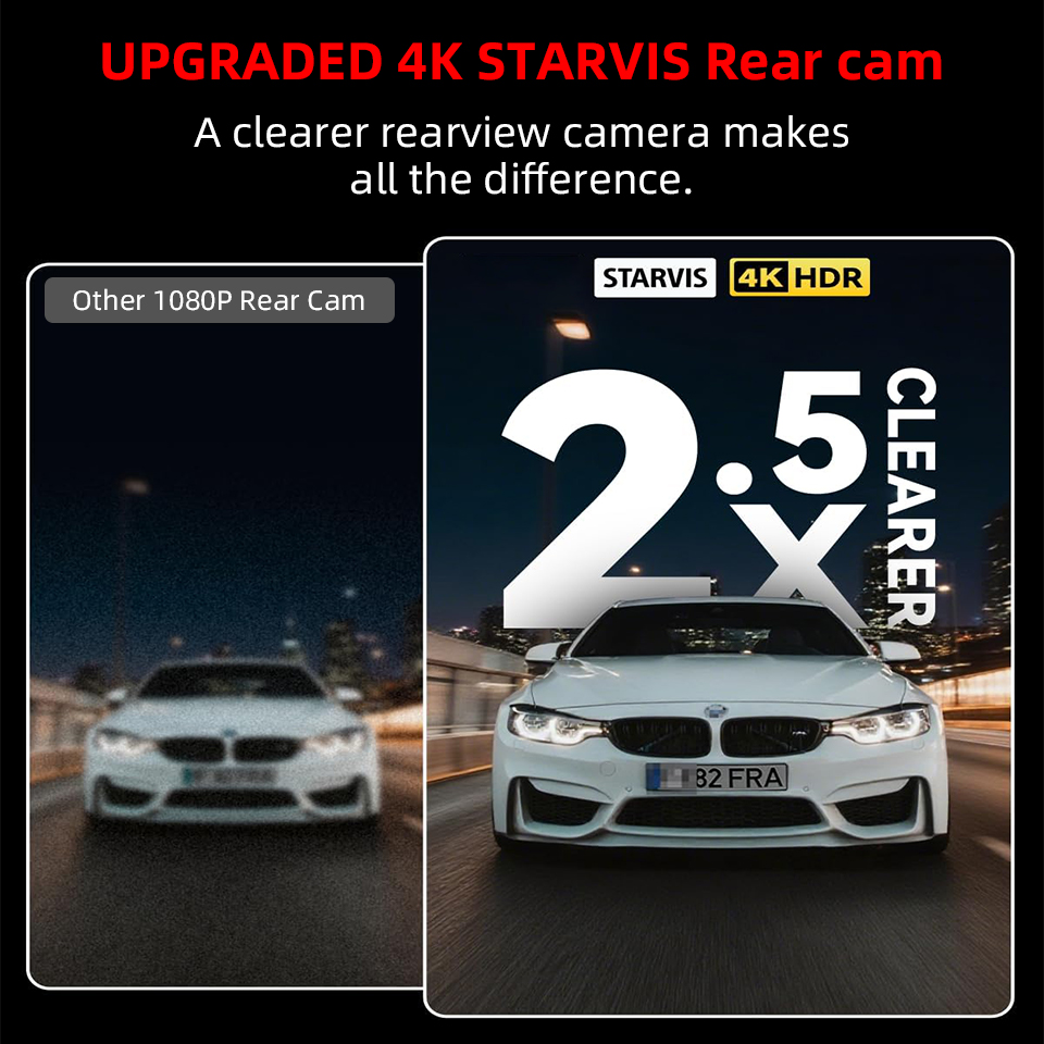 E-ACE 4K Dashcam coche Dvr Dua - Dash Cam 4K Sony Starvis reseña y precio