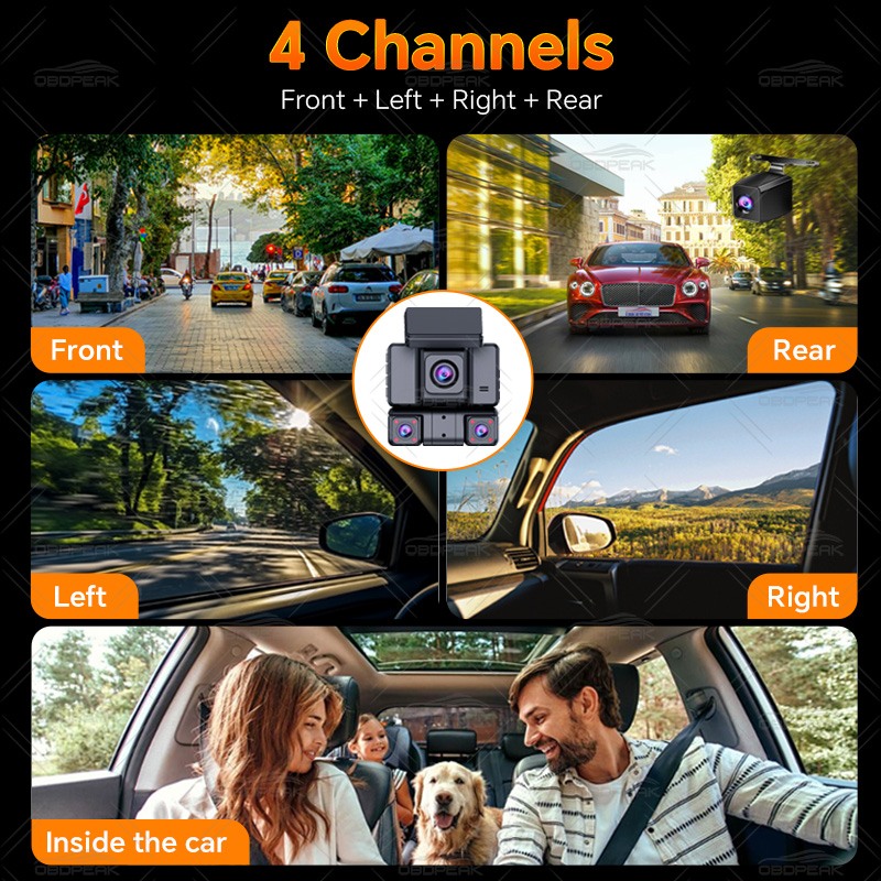 Cámara para Coche OBDPEAK UHD  - Dash Cam Night Vision Infrared reseña y precio