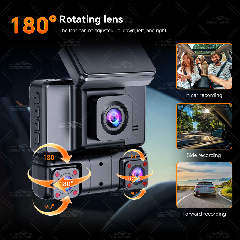 Cámara para Coche OBDPEAK UHD  - Dash Cam Night Vision Infrared reseña y precio