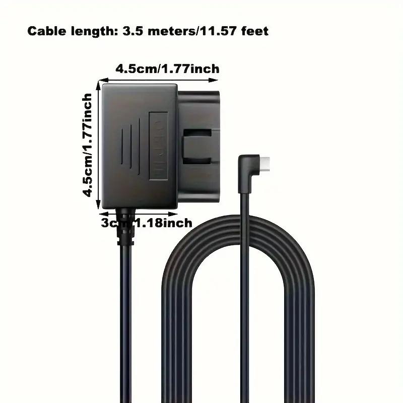 Kit de alimentación OBD con ca - Dash Cam Hardwire Kit reseña y precio
