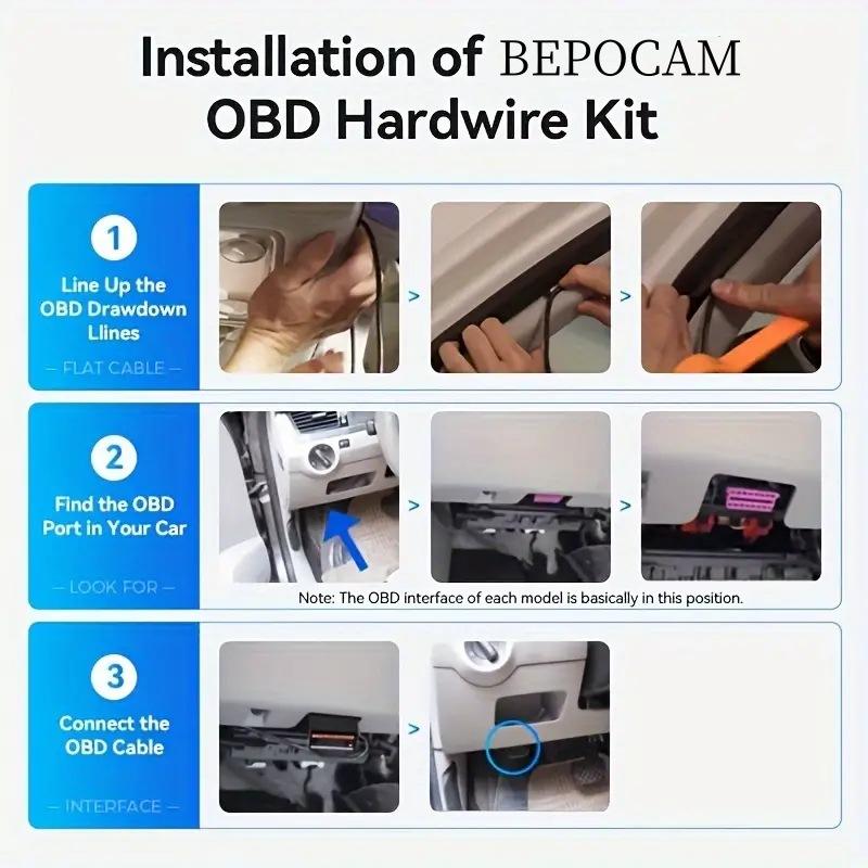 Kit de alimentación OBD con ca - Dash Cam Hardwire Kit reseña y precio