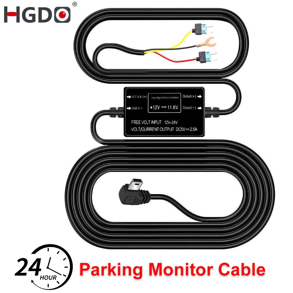 Kit de cableado para cámara de - Dash Cam With Parking Monitor reseña y precio