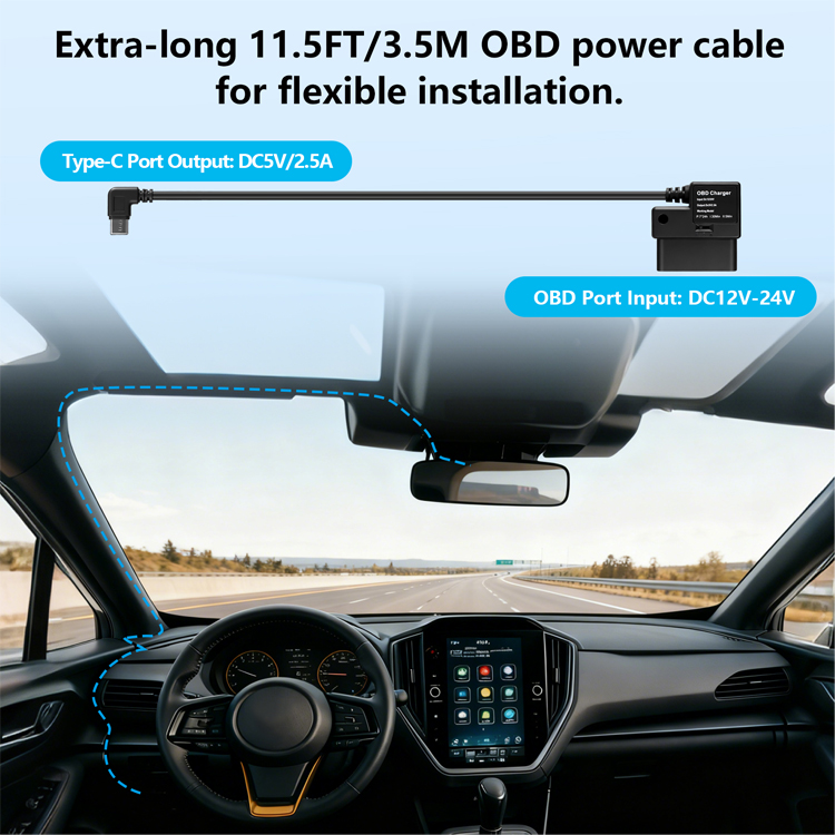 Kit de cables duros OBD para c - Dash Cam Hardwire Kit reseña y precio