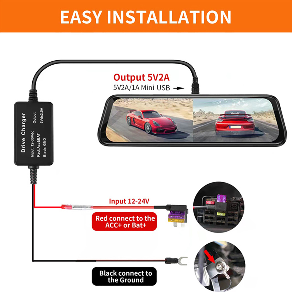 Kit de cable duro para cámara  - Dash Cam Hardwire Kit reseña y precio