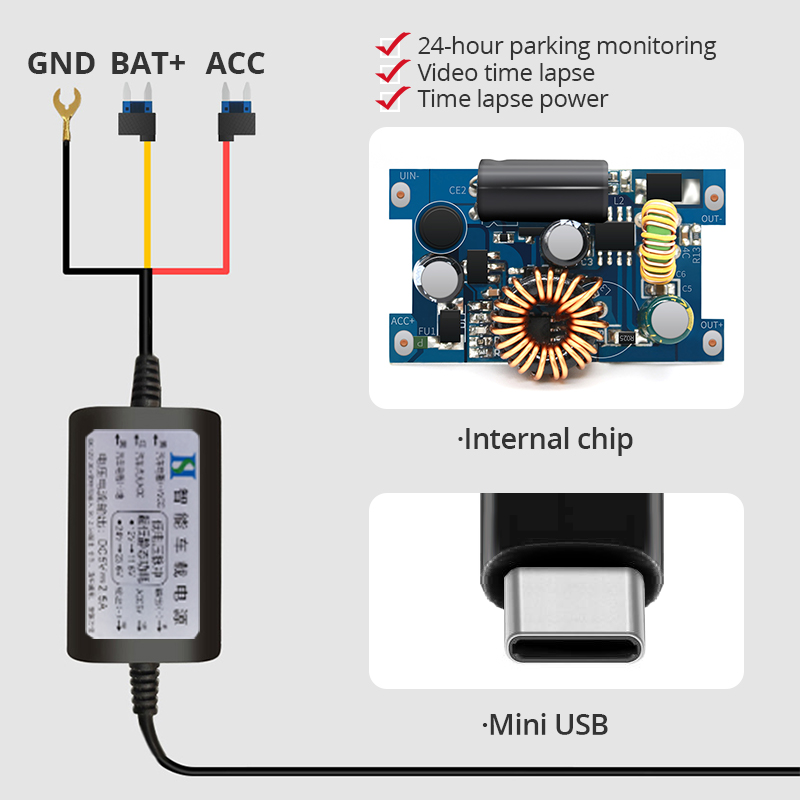 Yangood-línea Buck de 3,5 metr - Dash Cam Hardwire Kit reseña y precio