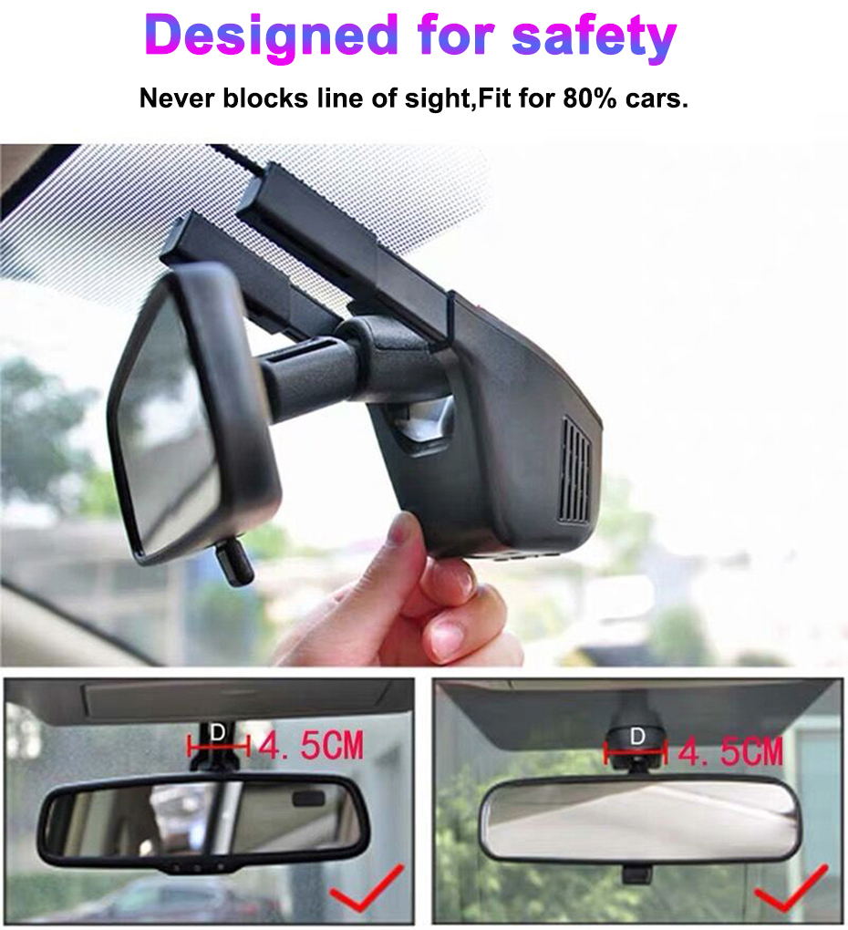 Cámara de salpicadero Dvr para - Dash Cam Front And Rear 4K reseña y precio