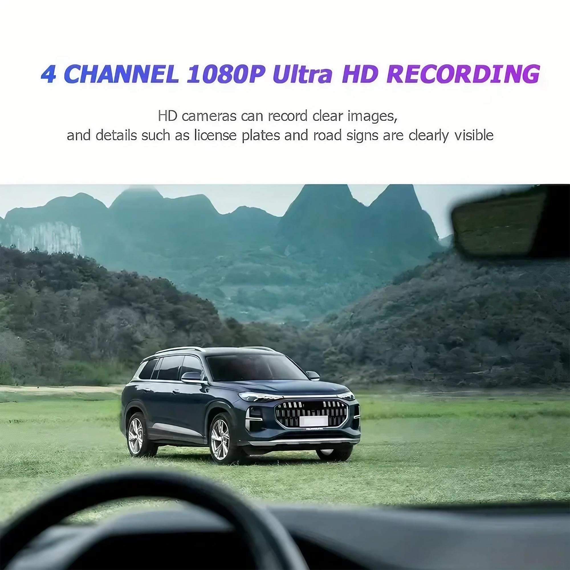 Cámara para Coche con 4 Lentes - Dash Cam 360 Degree Panoramic reseña y precio