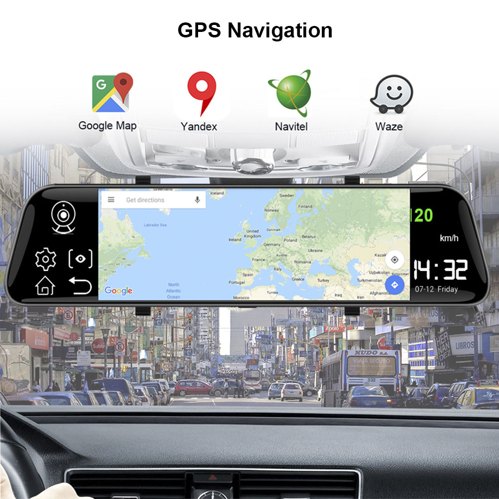 HGDO-Cámara de salpicadero par - Dual Dash Cam With Gps Wifi reseña y precio