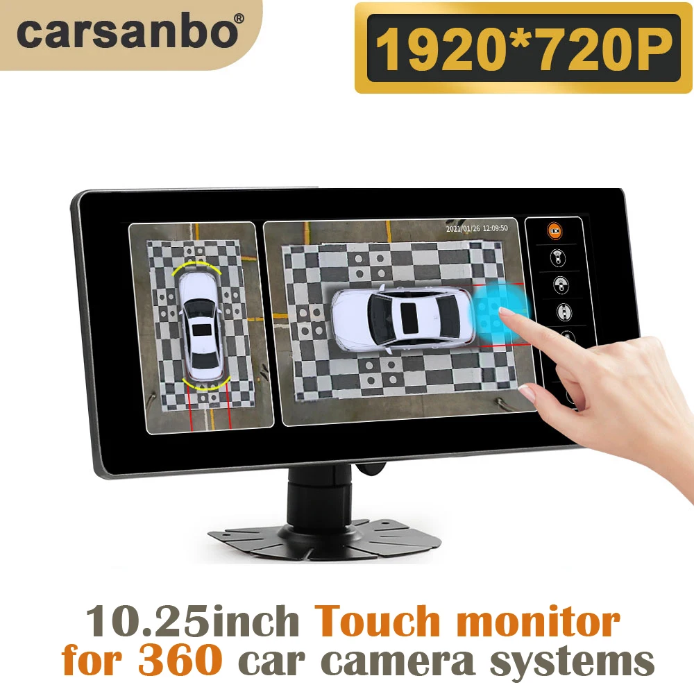 Carsanbo Monitor de pantalla t - Dash Cam 360 Degree Panoramic reseña y precio