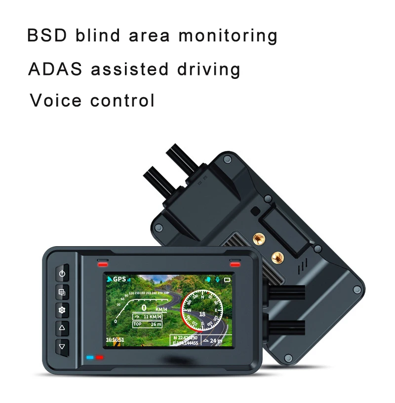 Tablero Dvr con Motor GPS WiFi - Dash Cam 2K Dual Lens reseña y precio