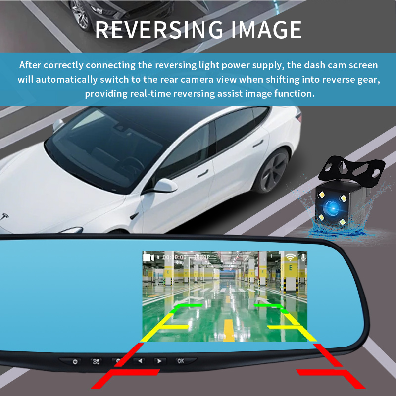 Cámara para salpicadero de coc - Dash Cam 3 Channel 1080P reseña y precio