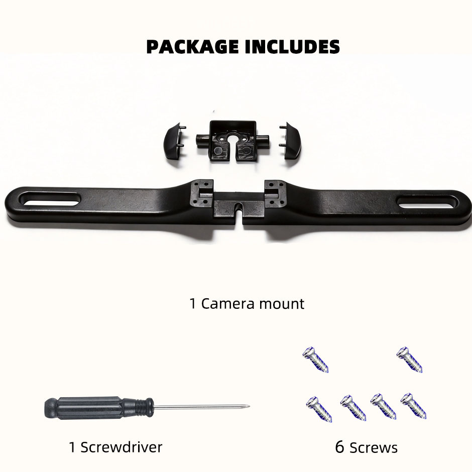 QXNY Soporte de matrícula para - Dash Cam Mirror Backup Camera reseña y precio
