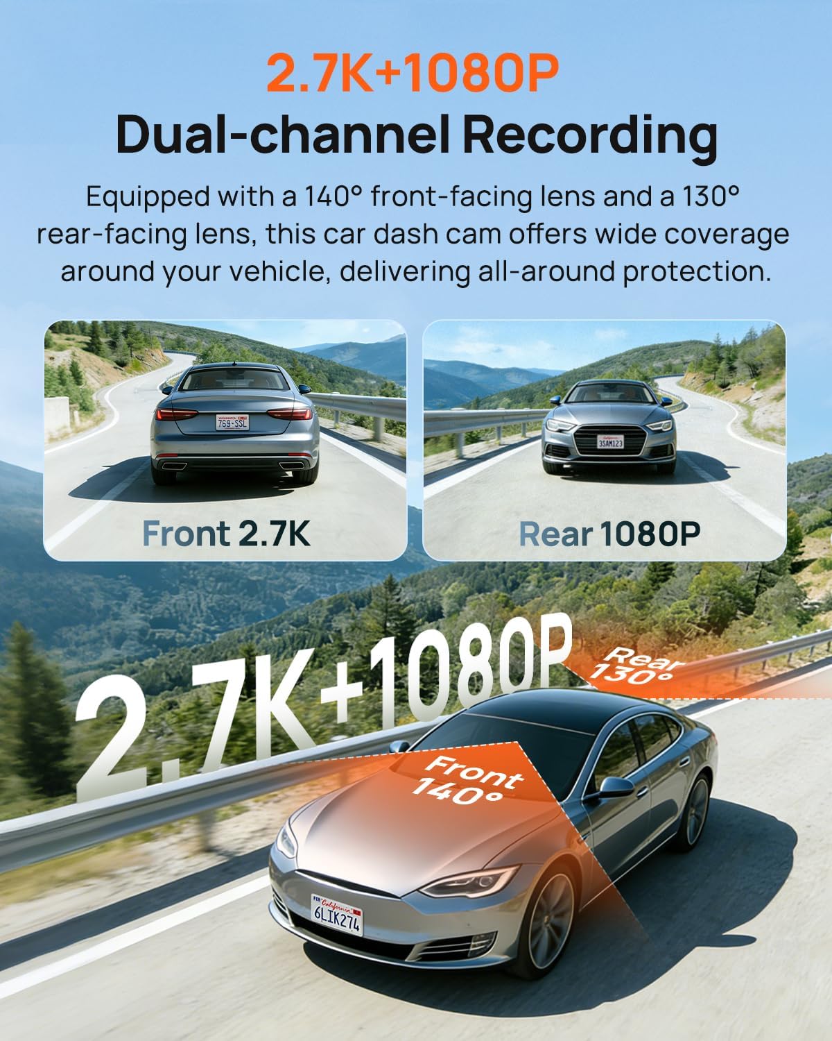 Cámara de Doble Lente 1944P 10 - Dual Dash Cam With Gps Wifi reseña y precio