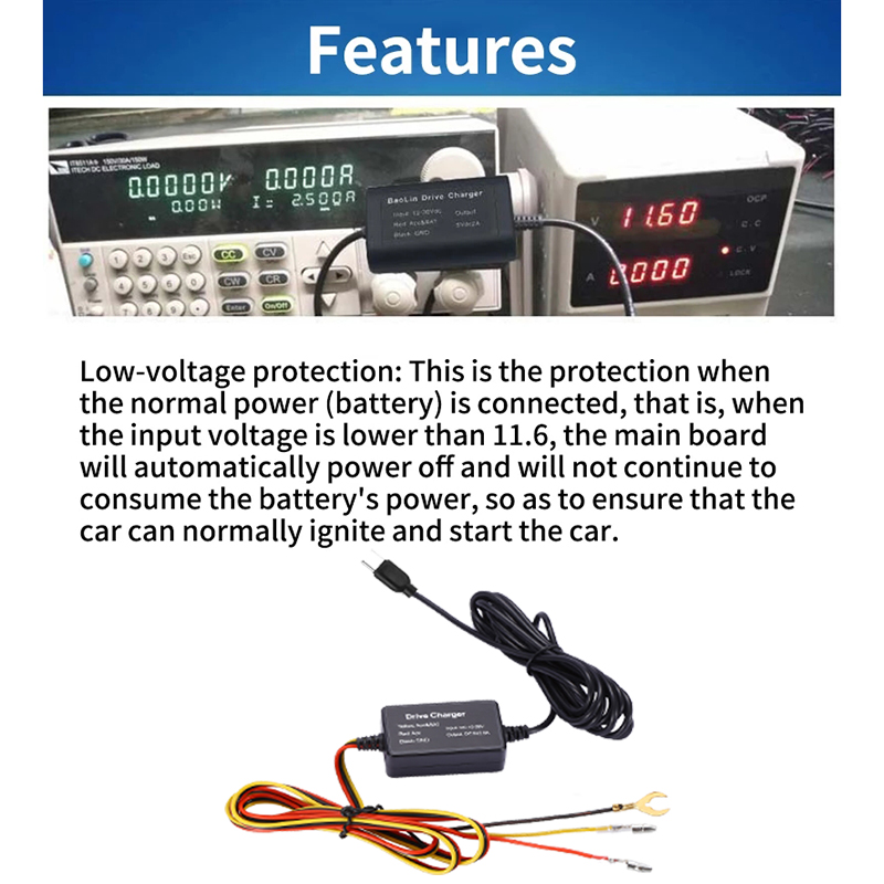 Para DDPAI Mini 5 12/24V tipo  - Dash Cam Hardwire Kit reseña y precio