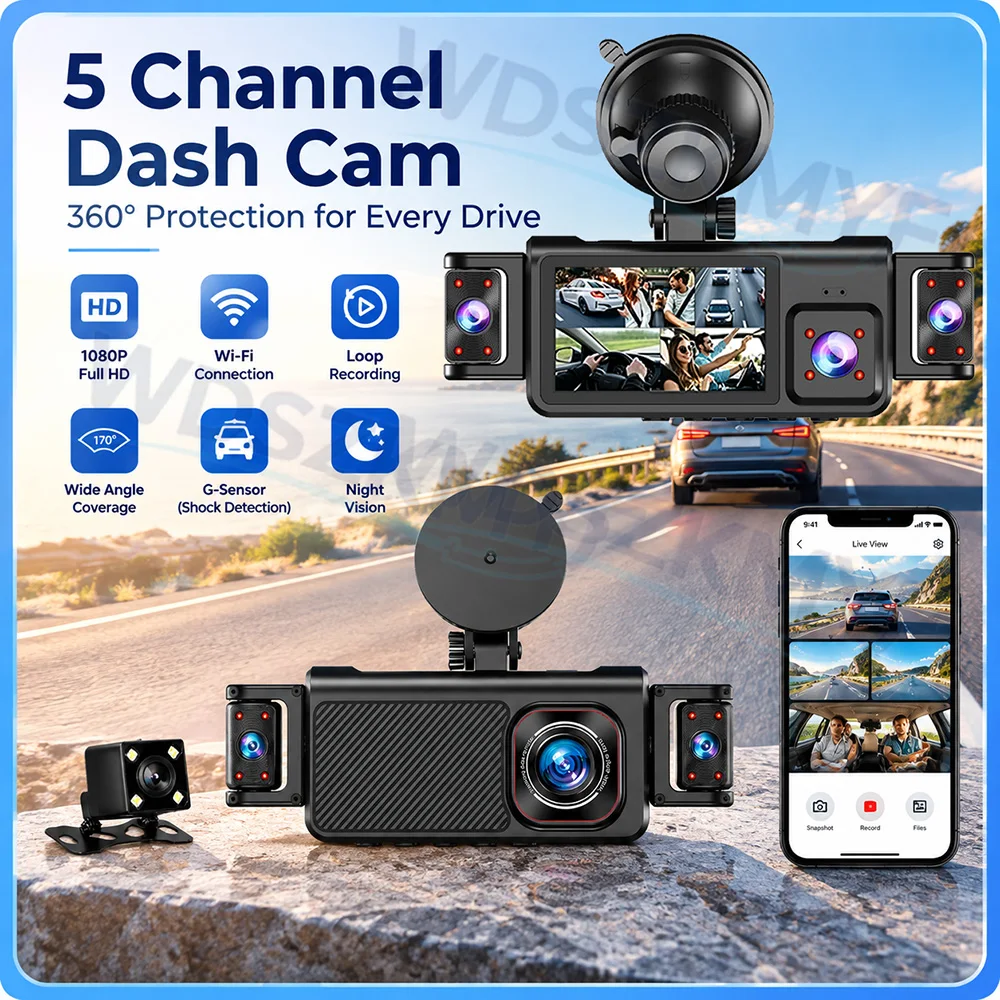 Cámara de 360 grados para coch - Dash Cam 360 Degree Panoramic reseña y precio