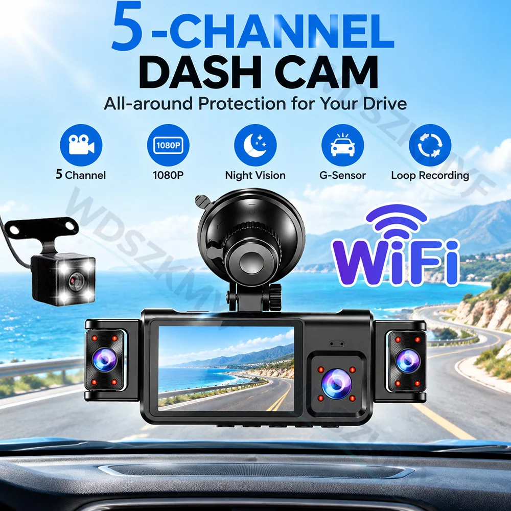 Cámara de 360 grados para coch - Dash Cam 360 Degree Panoramic reseña y precio